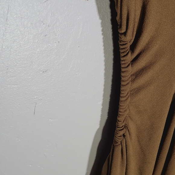 Elegant Brown Maxi Dress - Picture 7 of 10